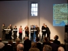 Nick Luthi (Chefredaktor Medienmagazin ), Gunter Heuberger (Geschaftsfuhrer TOP-Medien), Natalie Imboden (Historikerin, Gewerkschaftssekretarin UNIA), Leserbriefschreiberin Anne-Marie Buess, Moderator Roland Jeanneret, Stephanie Vonarburg (Zentralsekretarin Sektor Presse und elektronische Medien, comedia), Publizist Karl Luond, Markus Eisenhut (Co-Chefredaktor ) und Rudolf Burger (Vize-Chefredaktor ) am 17. Berner Medientag im Kornhausforum Bern zum Thema . (C) Daniel Bernet